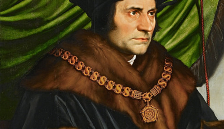Hans Holbein the Younger's 1527 portrait of Sir Thomas More